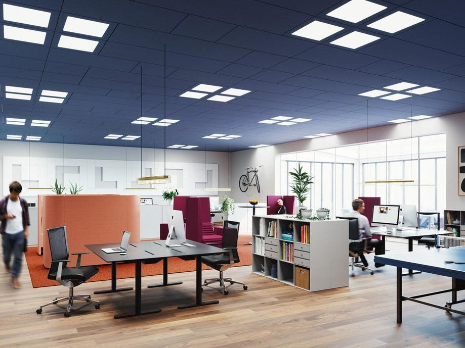 Imagem representativa do ambiente de trabalho da empresa Ecophon